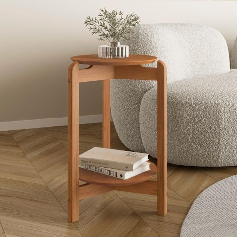 Mesa de Cabeceira Manchester Cedro
