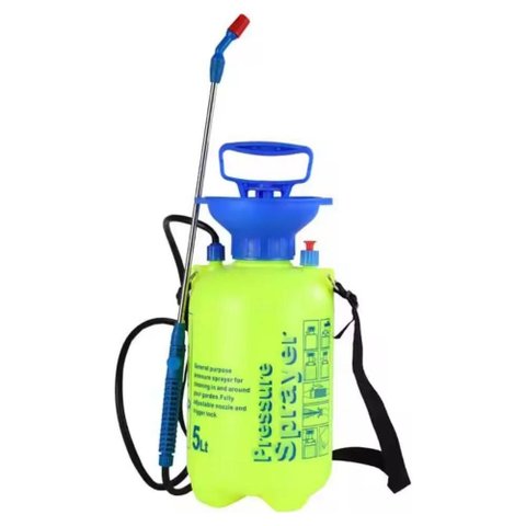 Pulverizador Agricola Borrifador Manual 5 Litros Bomba Veneno Grande de Compressao Detetizacao Later