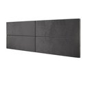 Ver imagem 3 de Cabeceira Estofada Suede Para Cama Box Casal Queen 1,60 Capri - Cinza - Lojas RPM