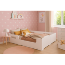 Ver imagem 1 de Cama Montessoriana Infantil Casal Princesa Menina Moderna 100% Mdf - Branco