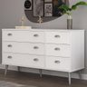 Cômoda com 6 Gavetas - Branco - 1