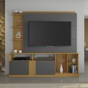Ver imagem 3 de Estante Home Extremo para TV de Até 60 Polegadas JCM Movelaria CINAMOMO FOSCO/GRAFITE JCM