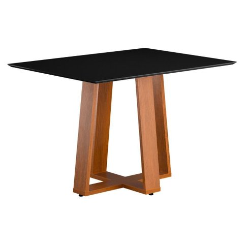 Mesa de Jantar 4 Lugares Multimóveis Cr50240 Cinamomo/preto