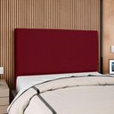 Ver imagem 2 de Cabeceira Queen 160 Cm com Frame Luna Suede Vinho Artte