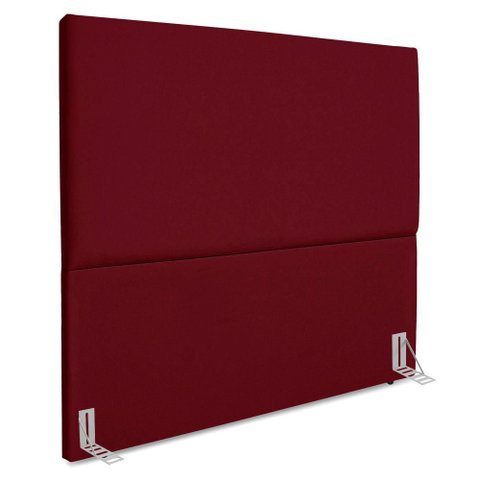 Cabeceira Queen 160 Cm com Frame Luna Suede Vinho Artte
