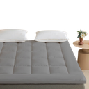 Ver imagem 3 de Pillow Top Casal Padrão de Micropercal 400 Fios com Manta Siliconada, 450g/m²:cinza