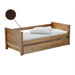 Bicama com Cama Auxiliar Imbuia 8623 - D' Madera - 3