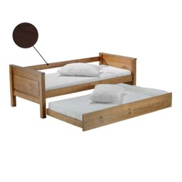 Bicama com Cama Auxiliar Imbuia 8623 - D' Madera - 2