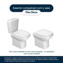 Ver imagem 4 de Tampa de Vaso Soft Close Flex Branco para Bacia Deca