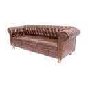 Ver imagem 1 de Conjunto c/ 2 Sofás Chesterfield Capitone Luis XV Corano Café 2M / Decoracao , sala tv estar, recepç