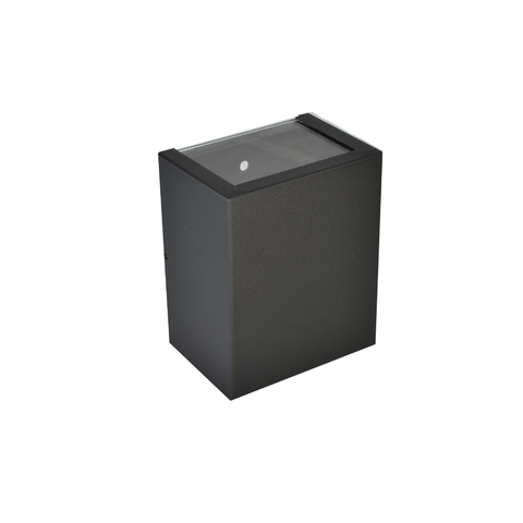 Arandela Alumínio 2 Focos Interna ou Externa G9 - 6208 Preto Texturizado