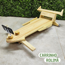 Ver imagem 2 de Carrinho de Rolimã Madeira 3 Rodas Madeira Adulto Infantil