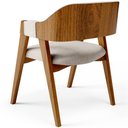 Ver imagem 7 de Kit 04 Cadeiras para Sala de Jantar e Estar Living Estofada Suran L02 Linho Cru - Lyam