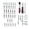Kit Chave Catraca 46 Peças com Soquetes e Chaves Allen Profissional - 7