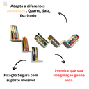 Ver imagem 6 de Prateleira para Cozinha Banheiro Espaço Pequeno C/ Suporte