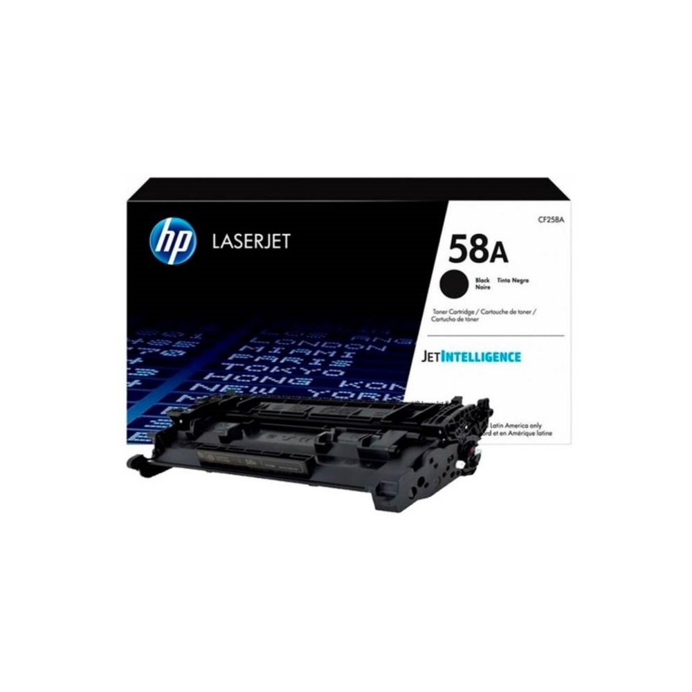 Cartucho de Toner Hp 58a Cf258a Original - 3.000 Pgs - Preto