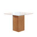 Ver imagem 3 de Conjunto Mesa de Jantar Dakota 4 Cadeiras Napoles Cel Móveis Cinamomo/off White/bege