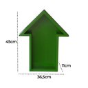 Ver imagem 3 de Nicho Prateleira Decorativa Quarto Infantil Formato Seta:verde