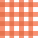 Ver imagem 1 de Papel de Parede Doce Estilo Xadrez Laranja 82069
