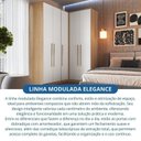 Ver imagem 4 de Guarda-Roupa Modulado 3 Peças Elegance Marrom/Angelin/Blanc