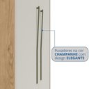 Ver imagem 5 de Guarda-Roupa Modulado 3 Peças Elegance Marrom/Angelin/Blanc
