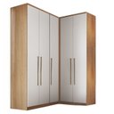 Ver imagem 2 de Guarda-Roupa Modulado 3 Peças Elegance Marrom/Angelin/Blanc