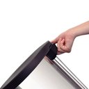 Ver imagem 6 de Lixeira com Pedal Tramontina New 12l Inox Polido Tampa Preta Escritório Cozinha Banheiro