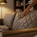 Ver mais imagens de Sofa 2 Lugares Ambar 165 cm Braços Pes em Madeira Courino Tcs 729 Moll