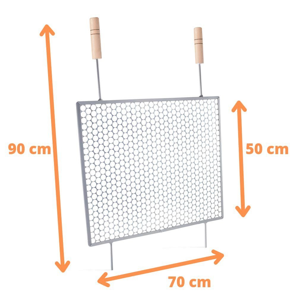 Grelhas para Churrasco Ferro Reforçado e Tela Moeda Olibox - 2