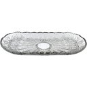 Ver imagem 1 de Prato Bolo Boleira Oval Home&co Eco Crystal 3x33x15cm Transparente