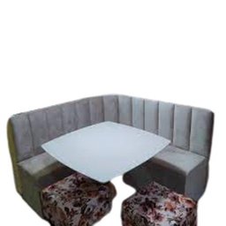 Conjunto Canto Alemão Baú Encosto Ripado Suede (1,20x1,50):areia - 6