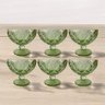 Jogo de 6 Taças para Sobremesa Verde 310ml Sofisticação e Estilo À Mesa - 2
