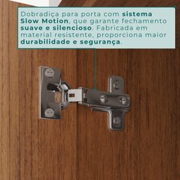 Guarda-roupa Casal 6 Portas 8 Gavetas Florianópolis 100% MDF  - 10