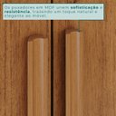 Ver mais imagens de Guarda-Roupa Casal 6 Portas 8 Gavetas Florianópolis 100% MDF Marrom/Cinamomo