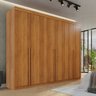 Guarda-roupa Casal 6 Portas 8 Gavetas Florianópolis 100% MDF  - 1