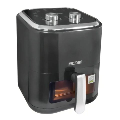 Fritadeira Elétrica Air Fryer sem Oléo Preto 5 Litros 220v