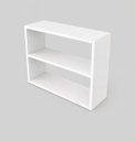 Ver imagem 1 de Armário Nicho Suspenso Multiuso em Mdf com Branco 40x50x15cm (cxaxp)
