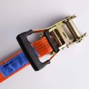 Ver imagem 4 de Cinta de Amarração com Catraca e Gancho 5 Toneladas 9mx5cm Reforçada