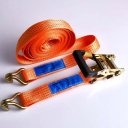 Ver imagem 6 de Cinta de Amarração com Catraca e Gancho 5 Toneladas 9mx5cm Reforçada