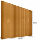 Ver imagem 3 de Painel Ripado para TV até 75 Polegadas 100% MDF 230CMX220CM Roma