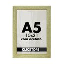 Ver imagem 3 de Kit 4 Porta Retrato 15x21 A5 Acetato Fotos Moldura Aparador Decoração Quadro:carvalho