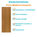 Ver imagem 2 de Porta Curupixa 90 com Fechadura e Dobradiça