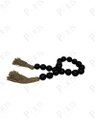Ver imagem 1 de Peça Decorativa Cordão de Mesa com 20 Bolas Preto 115cm 14680-pl