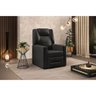 Poltrona Retrátil Reclinável do Papai Sleep Chair Corino Preto - House Moveis - 1