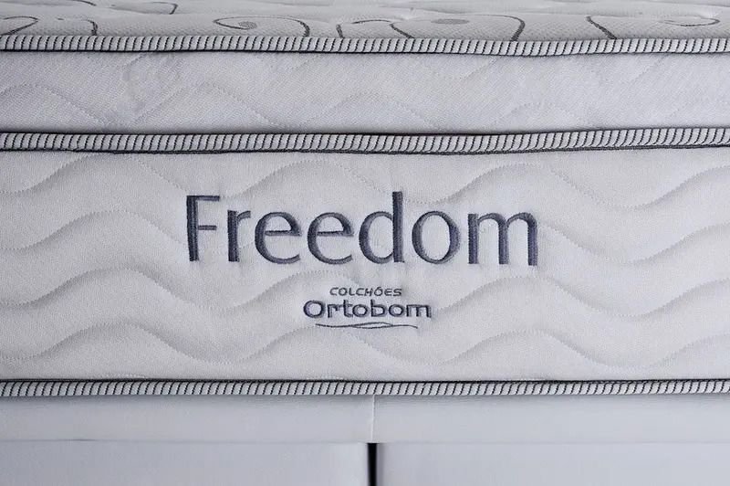 Cama Ortobom Queen Freedom 158x198x55 + Box Ortobom - 5