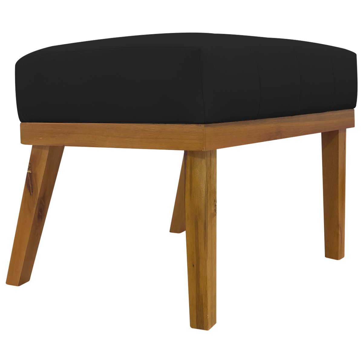 Puff Decorativo Retangular Firenze Tecido Sintético Cores - 7