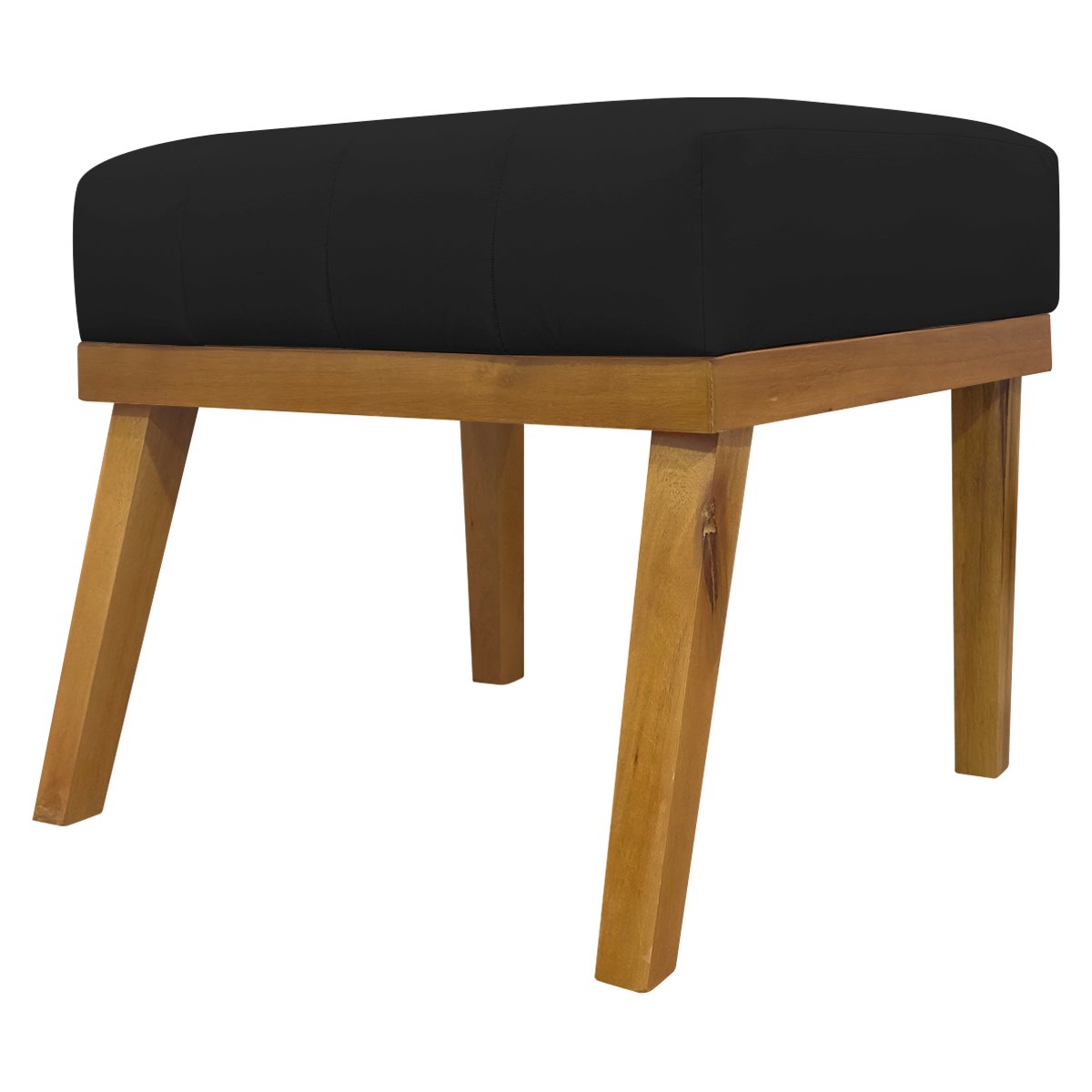 Puff Decorativo Retangular Firenze Tecido Sintético Cores - 1