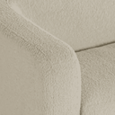 Ver imagem 4 de Sofá 3 Lugares Luxo Recepção Escritório Sala de Estar e Tv Veneza 180cm Bouclé Bege- Mabe Magazine