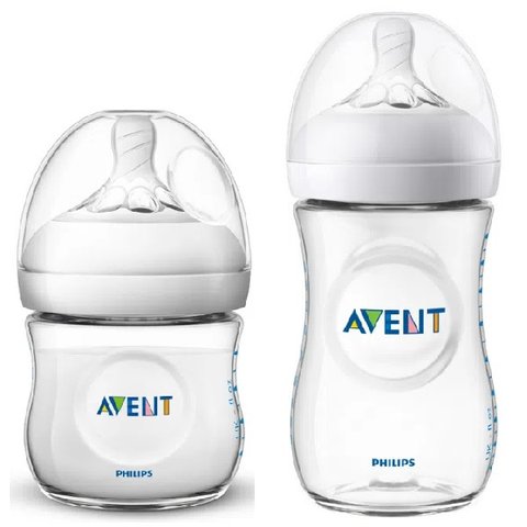 Kit Mamadeiras Petala 125/260ml Philips Avent 2 Unidades Scd301/06