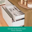 Ver imagem 7 de Cozinha Armário 5 Peças Balcão Pia Etna Carvalho Oak Off White Poliman